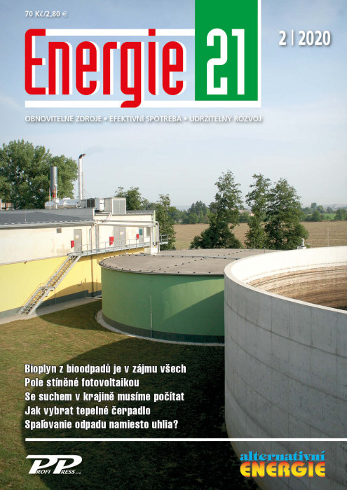 Obálka titulu Energie 21/Alternativní energie - vydanie č. 2/2020