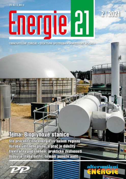 Obálka titulu Energie 21/Alternativní energie - vydanie č. 2/2021