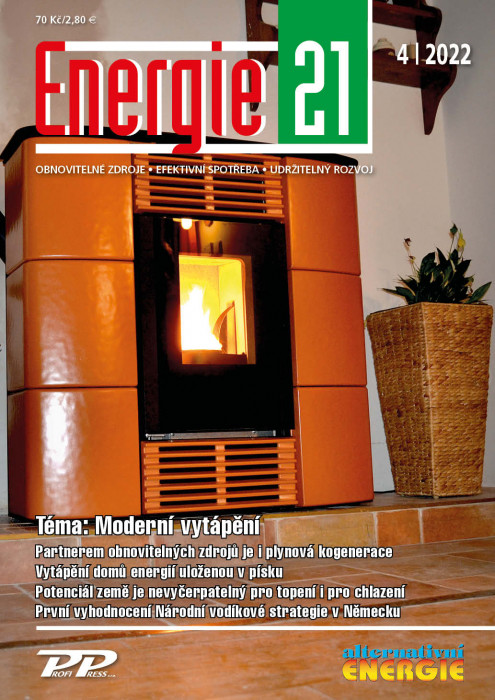 Obálka titulu Energie 21/Alternativní energie - vydanie č. 4/2022