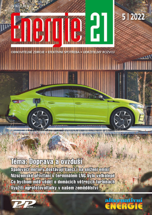 Obálka titulu Energie 21/Alternativní energie - vydanie č. 5/2022