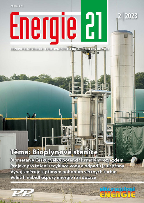 Obálka titulu Energie 21/Alternativní energie - vydanie č. 2/2023