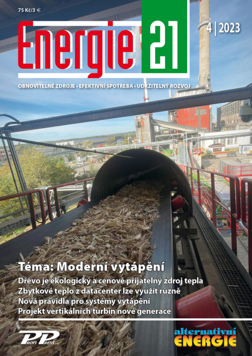 Obálka titulu Energie 21/Alternativní energie - vydanie č. 4/2023