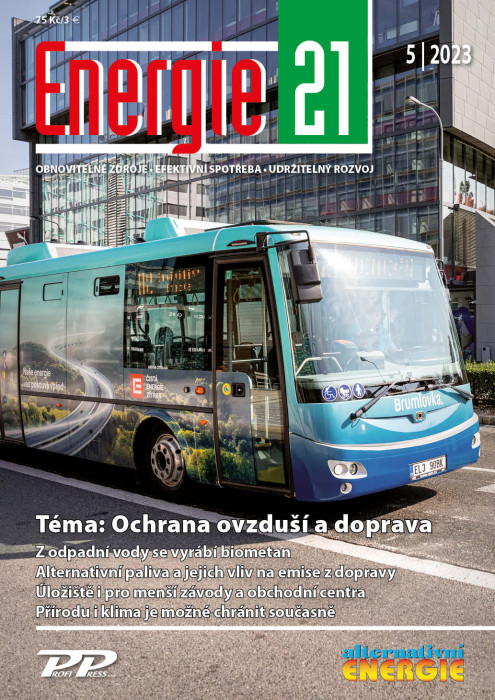 Obálka titulu Energie 21/Alternativní energie - vydanie č. 5/2023