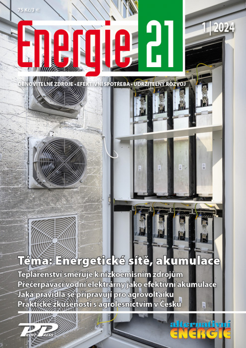 Obálka titulu Energie 21/Alternativní energie - vydanie č. 1/2024