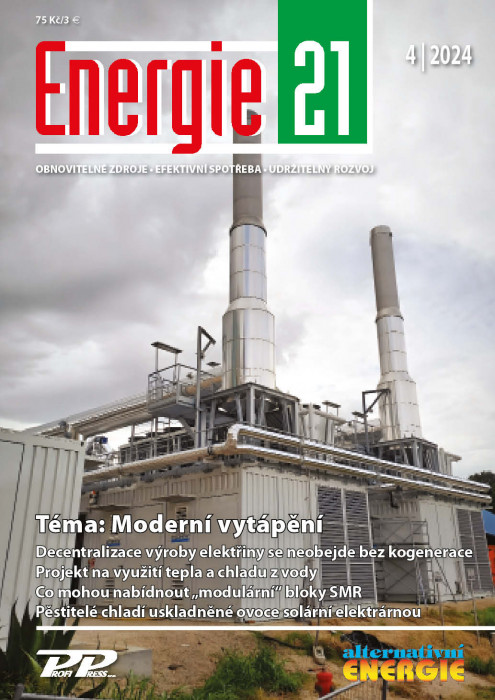 Obálka titulu Energie 21/Alternativní energie - vydanie č. 4/2024