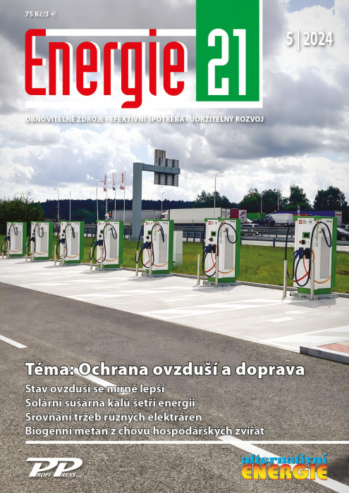 Obálka titulu Energie 21/Alternativní energie - vydanie č. 5/2024