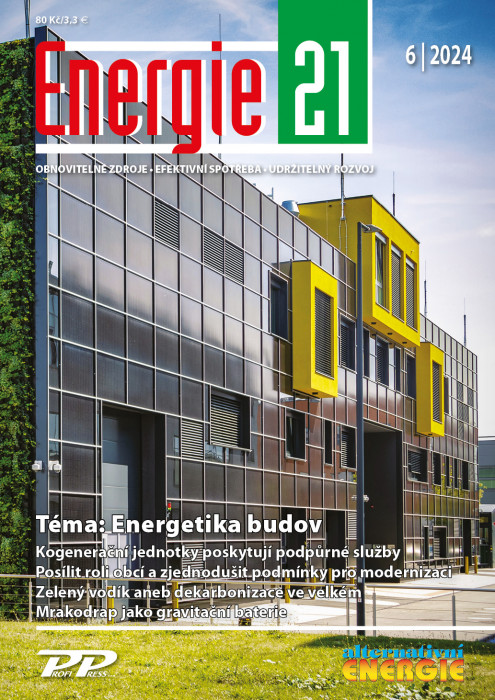 Obálka titulu Energie 21/Alternativní energie - vydanie č. 6/2024