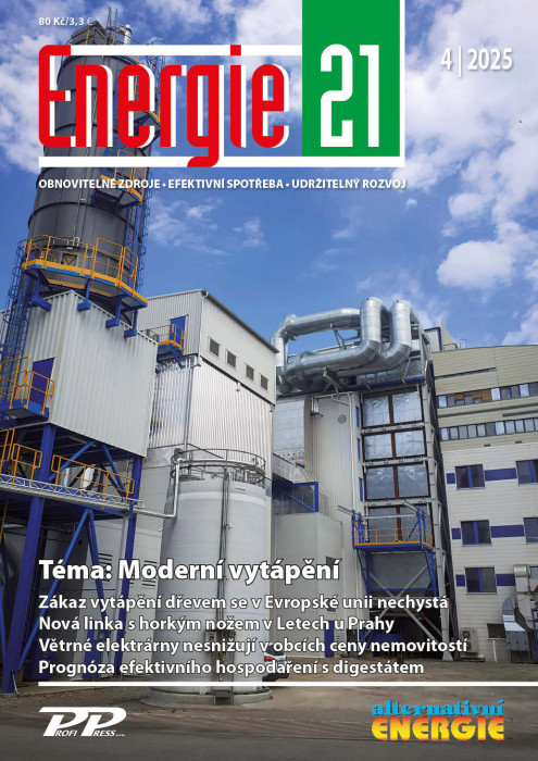 Obálka titulu Energie 21/Alternativní energie - vydanie č. 4/2025