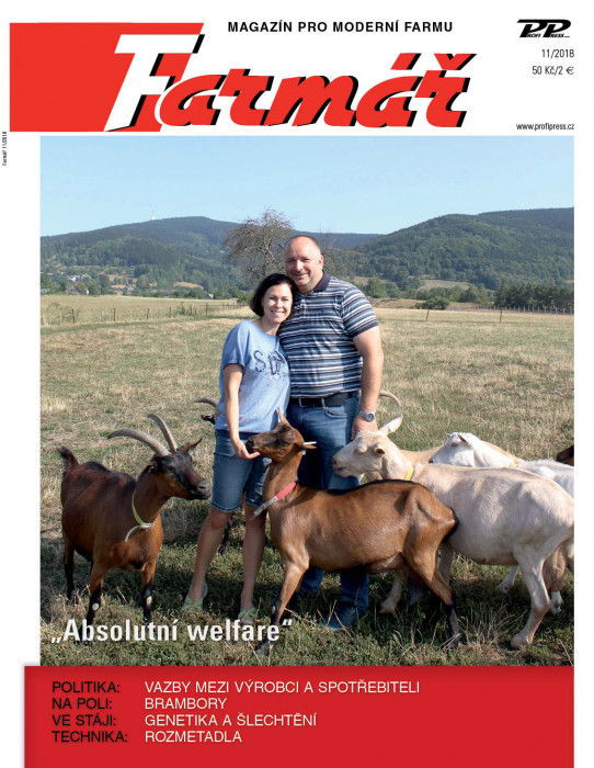 Obálka titulu Farmář - vydanie č. 11/2018