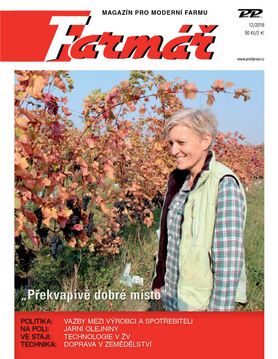 Obálka titulu Farmář - vydanie č. 12/2018
