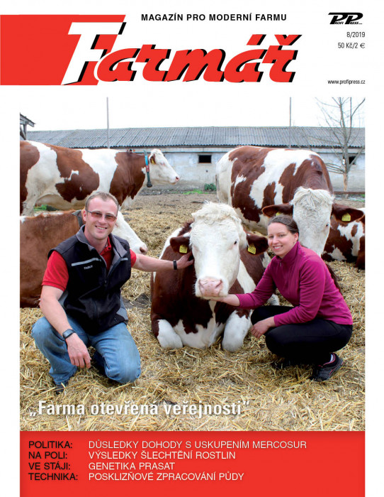 Obálka titulu Farmář - vydanie č. 8/2019