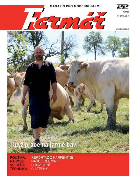 Obálka titulu Farmář - vydanie č. 8/2020