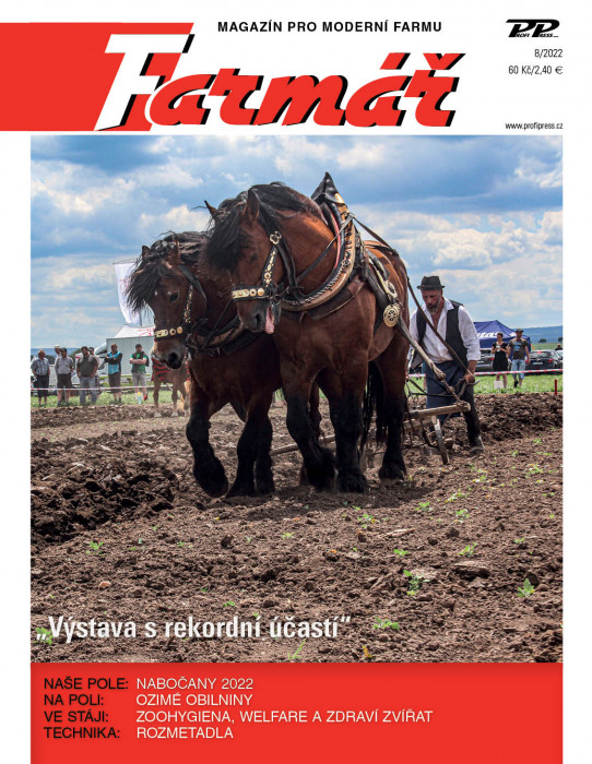 Obálka titulu Farmář - vydanie č. 8/2022
