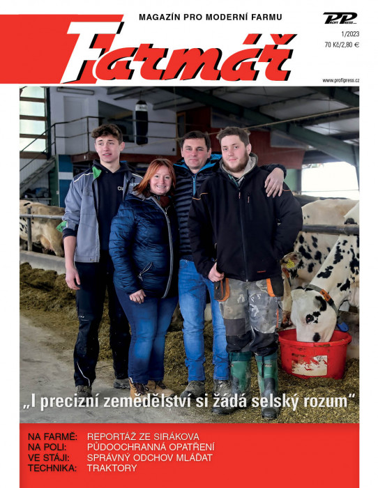 Obálka titulu Farmář - vydanie č. 1/2023