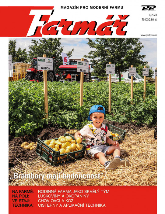 Obálka titulu Farmář - vydanie č. 8/2023