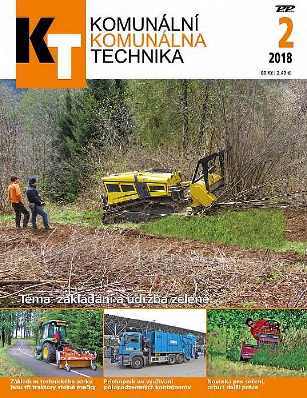 Obálka titulu Komunálna technika - vydanie č. 2/2018