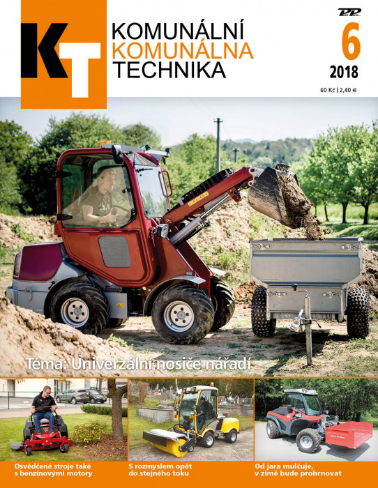 Obálka titulu Komunálna technika - vydanie č. 6/2018