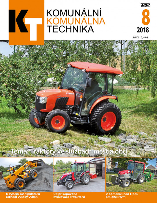Obálka titulu Komunálna technika - vydanie č. 8/2018
