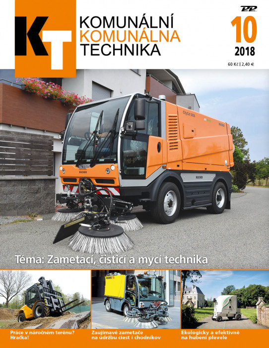 Obálka titulu Komunálna technika - vydanie č. 10/2018