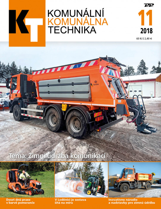 Obálka titulu Komunálna technika - vydanie č. 11/2018