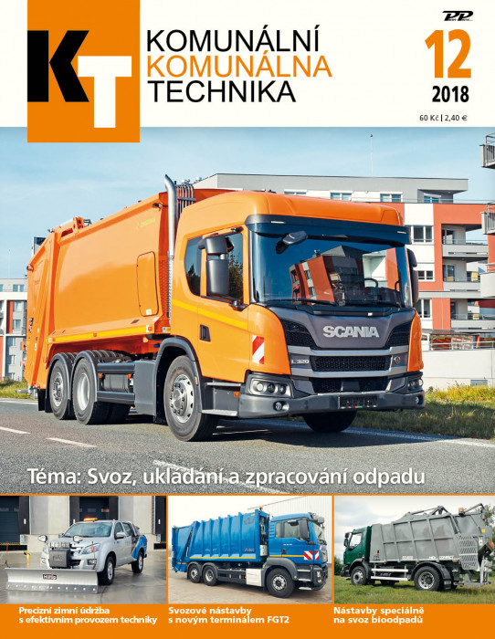 Obálka titulu Komunálna technika - vydanie č. 12/2018