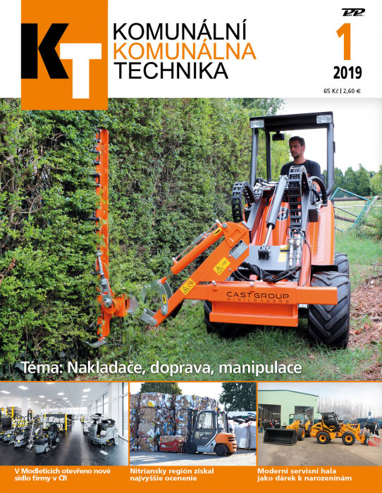Obálka titulu Komunálna technika - vydanie č. 1/2019