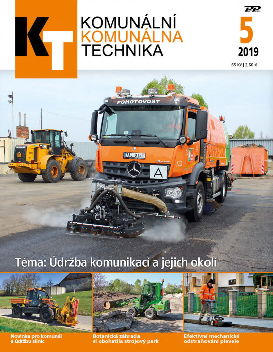 Obálka titulu Komunálna technika - vydanie č. 5/2019
