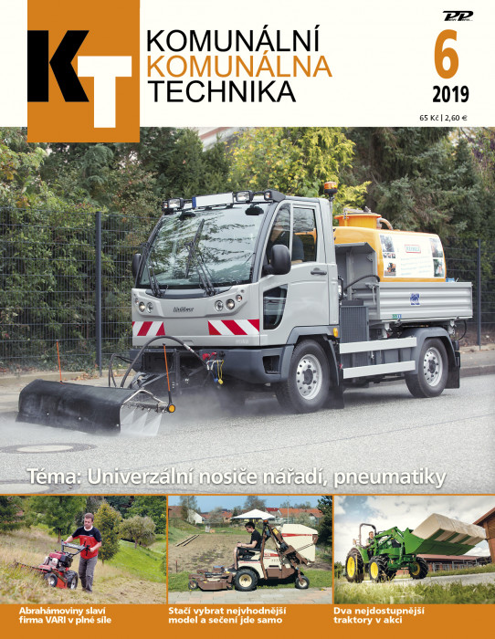 Obálka titulu Komunálna technika - vydanie č. 6/2019