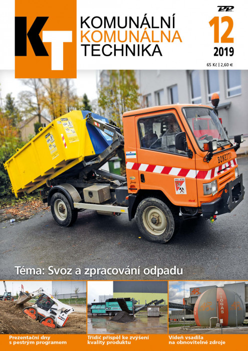 Obálka titulu Komunálna technika - vydanie č. 12/2019