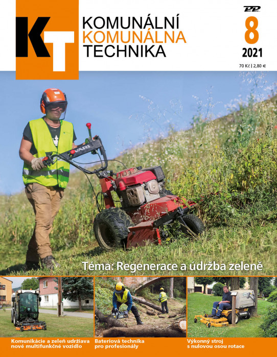 Obálka titulu Komunálna technika - vydanie č. 8/2021