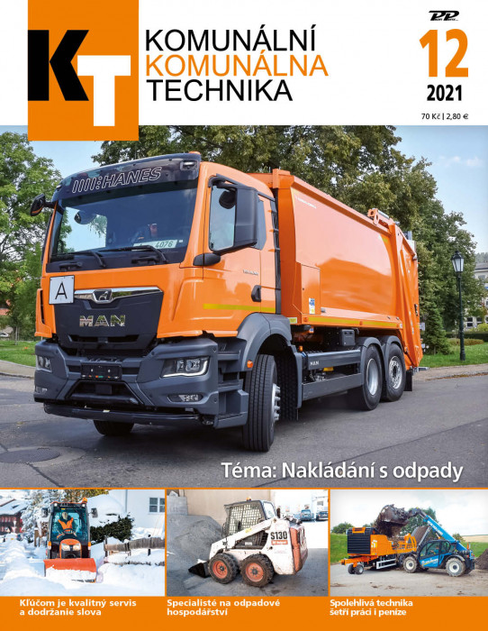 Obálka titulu Komunálna technika - vydanie č. 12/2021