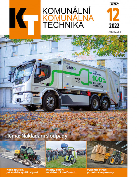 Obálka titulu Komunálna technika - vydanie č. 12/2022