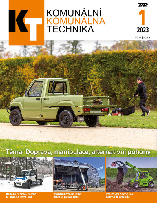 Obálka titulu Komunálna technika - vydanie č. 1/2023