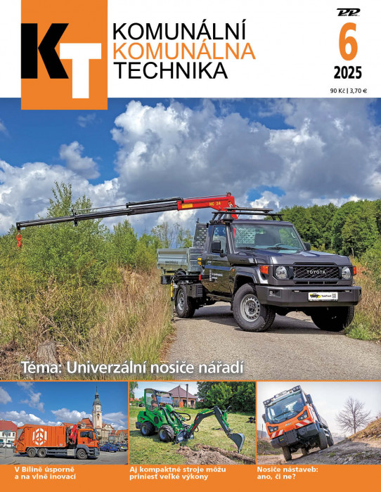 Obálka titulu Komunálna technika - vydanie č. 6/2025
