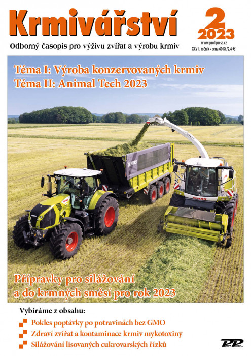 Obálka titulu Krmivářství - vydanie č. 2/2023