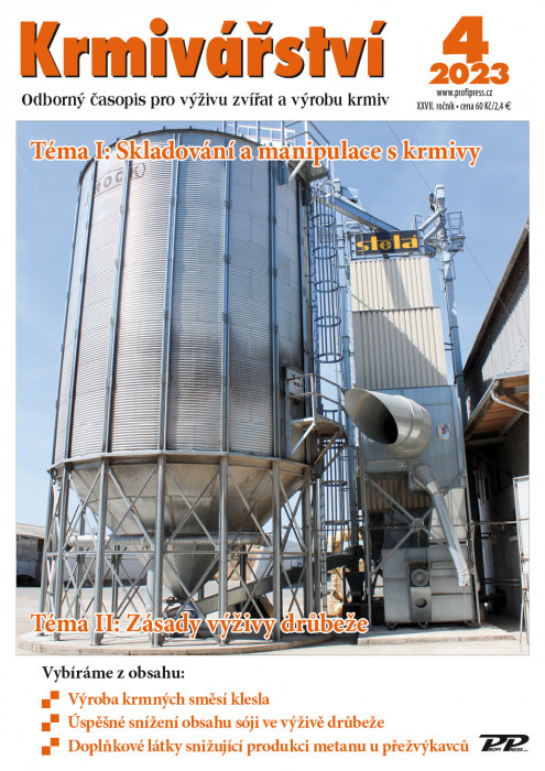 Obálka titulu Krmivářství - vydanie č. 4/2023