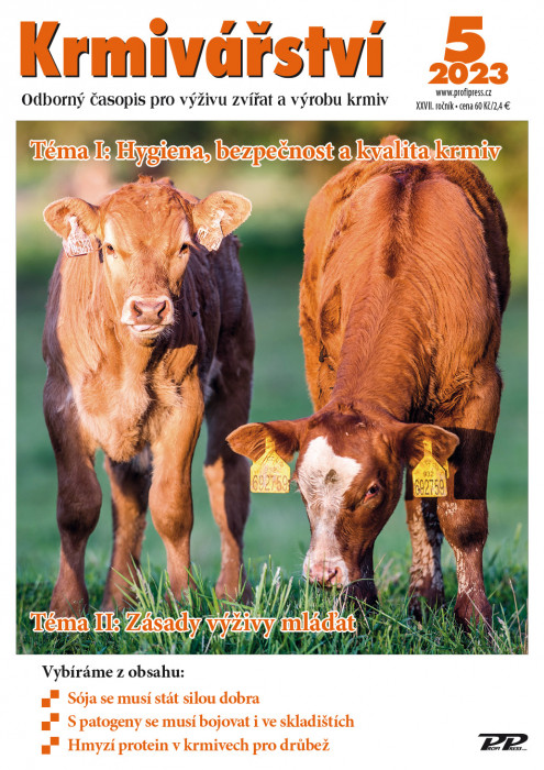 Obálka titulu Krmivářství - vydanie č. 5/2023