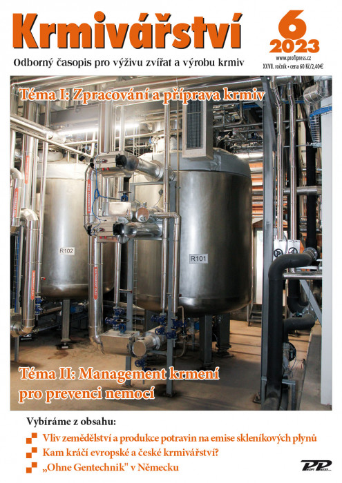 Obálka titulu Krmivářství - vydanie č. 6/2023