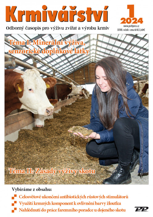 Obálka titulu Krmivářství - vydanie č. 1/2024