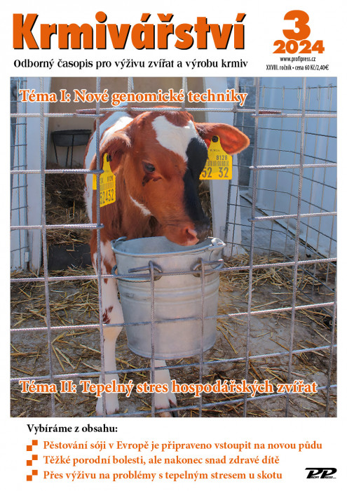 Obálka titulu Krmivářství - vydanie č. 3/2024