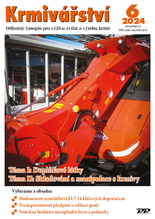 Obálka titulu Krmivářství - vydanie č. 6/2024