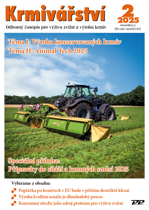 Obálka titulu Krmivářství - vydanie č. 2/2025