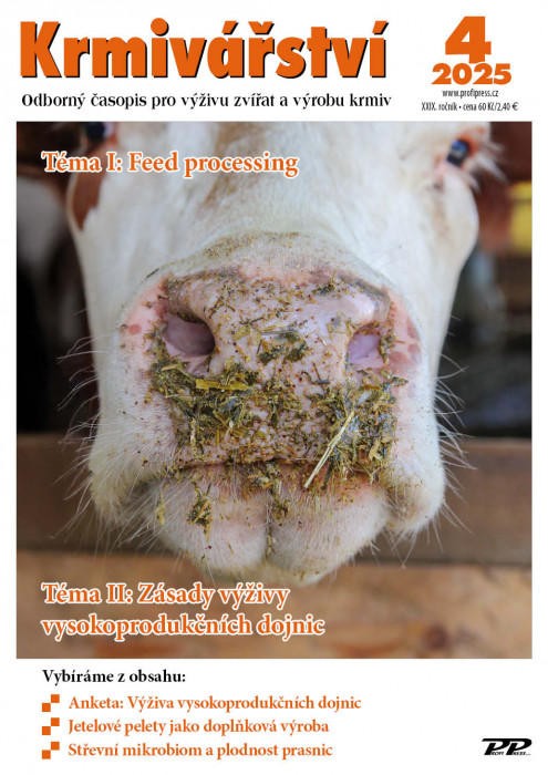 Obálka titulu Krmivářství - vydanie č. 4/2025