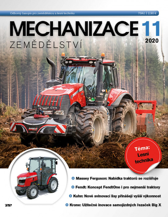 Obálka titulu Mechanizace zemědělství - vydanie č. 11/2020