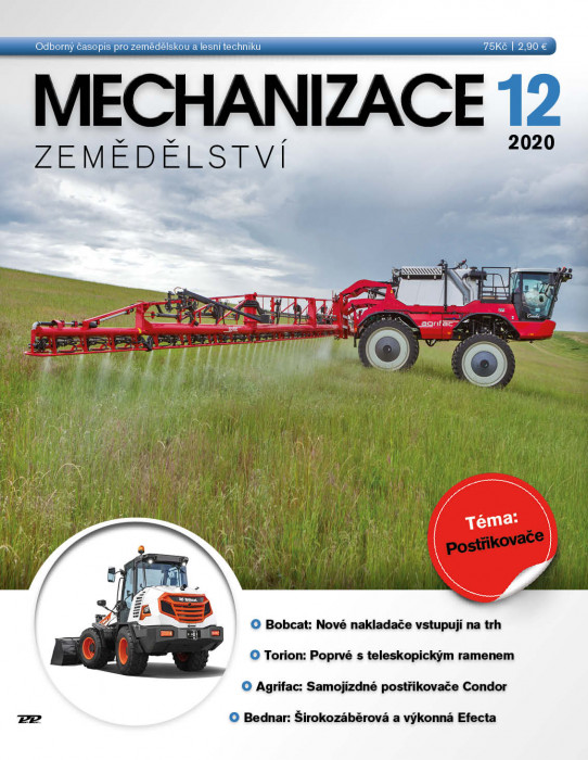 Obálka titulu Mechanizace zemědělství - vydanie č. 12/2020