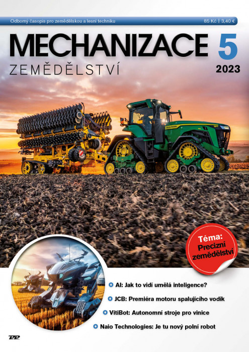 Obálka titulu Mechanizace zemědělství - vydanie č. 5/2023