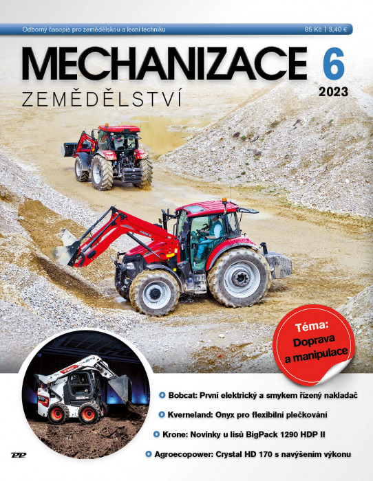 Obálka titulu Mechanizace zemědělství - vydanie č. 6/2023