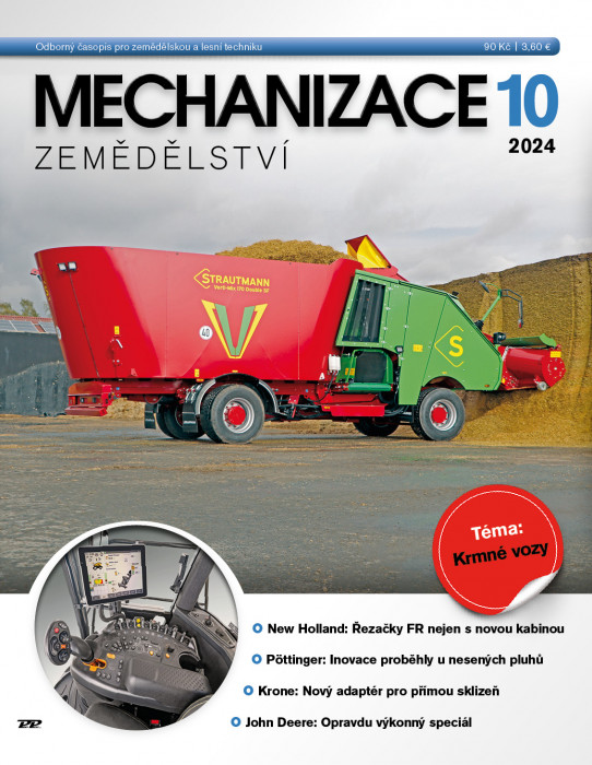 Obálka titulu Mechanizace zemědělství - vydanie č. 10/2024