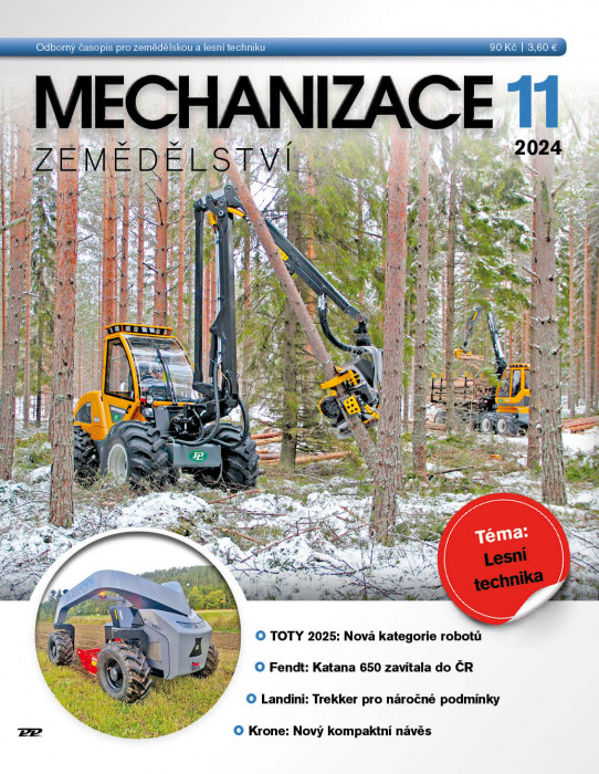 Obálka titulu Mechanizace zemědělství - vydanie č. 11/2024