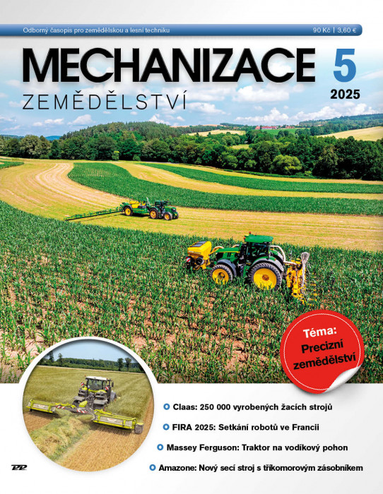 Obálka titulu Mechanizace zemědělství - vydanie č. 5/2025